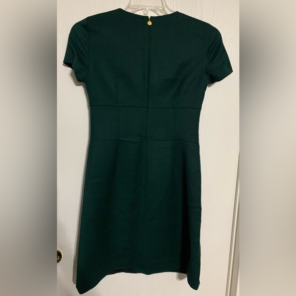 Brooks Brothers Dark Green Wool Blend Dress - Picture 2 of 4